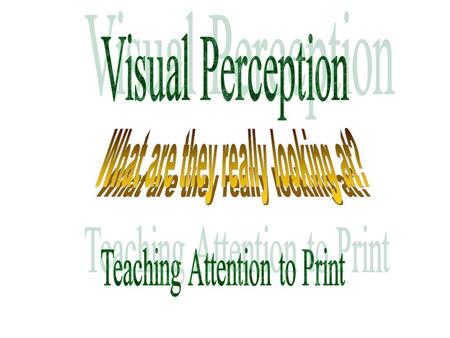 Visual Perception (The diagonal lines are parallel.)