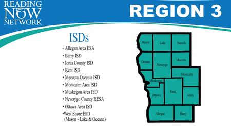 REGION 3. Fall 2012 Region 3 MEAP vs. Poverty Field Study Buildings North Godwin Lakeshore Coit Sunfield Brown.