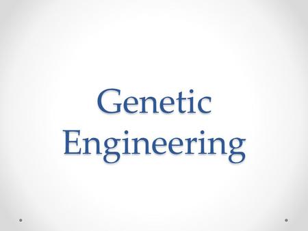 Genetic Engineering. Selective Breeding Have you ever seen a dog show on tv? How many different types of dogs were there?!