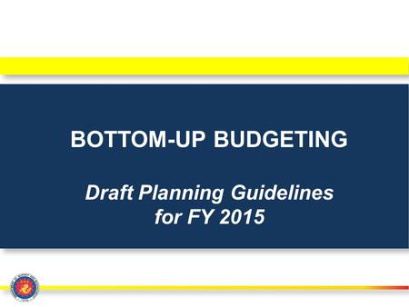 Draft Planning Guidelines