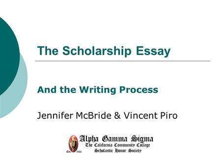 And the Writing Process Jennifer McBride & Vincent Piro