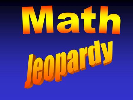 IntegerOperations Rational Number Operations Exponents and Irrational Numbers Equations/I nequalities Decimals and Percents.