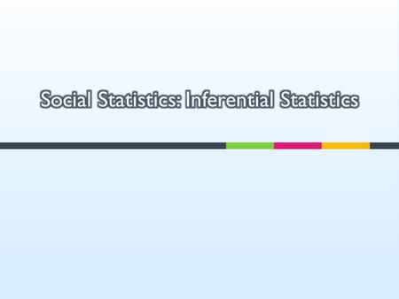  The “4 Steps” of Hypothesis Testing: 1. State the hypothesis 2. Set decision criteria 3. Collect data and compute sample statistic 4. Make a decision.