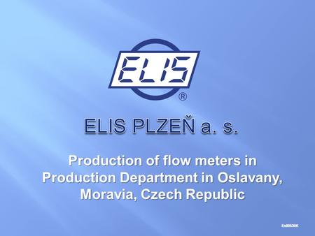 Production of flow meters in Production Department in Oslavany, Moravia, Czech Republic Es90530K.