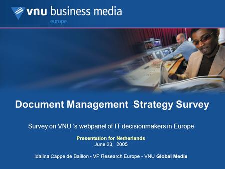 Document Management Strategy Survey