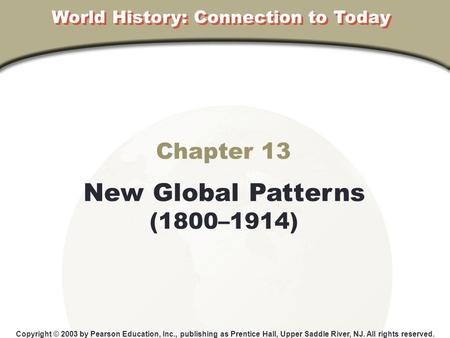 World History: Connection to Today