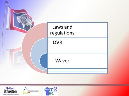 Laws and regulations DVR Waver. 2014 Employment First Legislation An Act relating to persons with disabilities, which established employment first as.