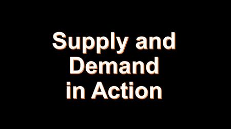 What happens to supply when demand increases? Expansion ALONG the supply curve (E to E 1 ) Equilibrium re-established at E1 Higher price (P 1 )