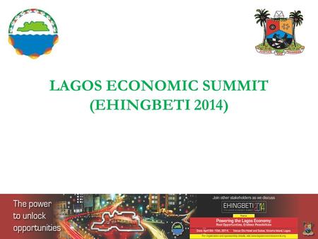 LAGOS ECONOMIC SUMMIT (EHINGBETI 2014). Presented by: Professor Bart Nnaji Chairman/CEO, Geometric Power Tuesday, April 8 th, 2014 HOW CAN ELECTRICITY.