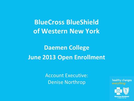 BlueCross BlueShield of Western New York