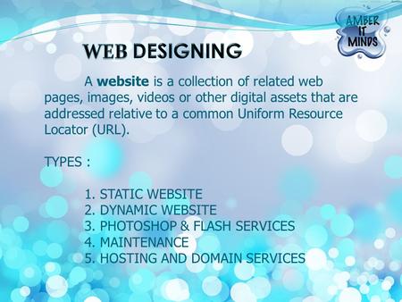 A website is a collection of related web pages, images, videos or other digital assets that are addressed relative to a common Uniform Resource Locator.