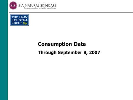 Consumption Data Through September 8, 2007. Category Review Total Direct ( Selected Brands ) SPINS Data X-WF Week Ending 09-08-07.