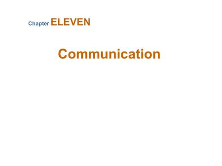 Functions of Communication