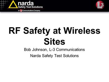 RF Safety at Wireless Sites