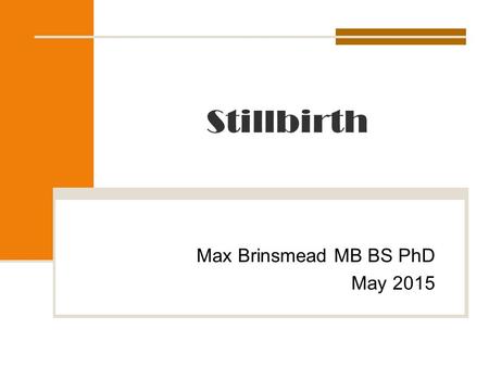 Max Brinsmead MB BS PhD May 2015