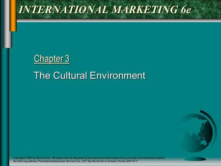 INTERNATIONAL MARKETING 6e