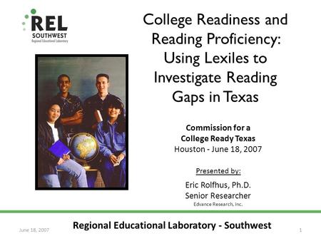 Commission for a College Ready Texas Houston - June 18, 2007