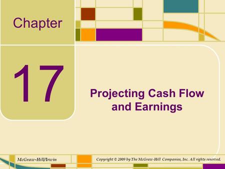 Projecting Cash Flow and Earnings