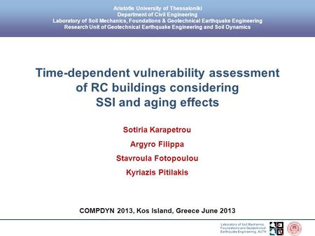 Time-dependent vulnerability assessment of RC buildings considering