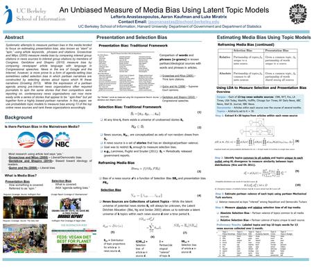 Background 30 seconds 5 minutes 24 minutes 54 minutes 1  m 2.5 hours Systematic attempts to measure partisan bias in the media tended to focus on estimating.