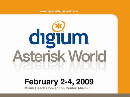 Asterisk as a Compliance Toolkit Anatomy of an FTC DNC Solution Telephony Compliance is key necessity Many types of organizations -Financial Services.