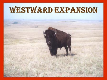 Westward Expansion.