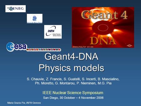 Geant4-DNA Physics models