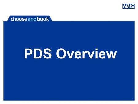 PDS Overview. Overview of the PDS What is it Replacing? The relationship of PDS & C&B Data Quality Issues Contacts.