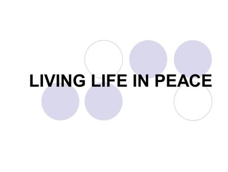 LIVING LIFE IN PEACE. IN THE NAME OF ALLAH FACILITATOR: Imam Daayiee Abdullah  Spokesperson – Islamic Faith  Islamic Community Builder  Gay Muslim.