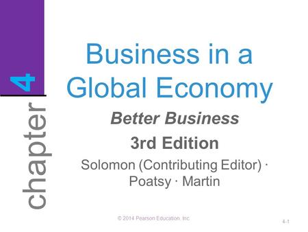 Business in a Global Economy