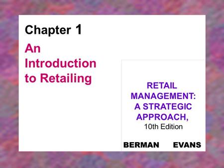 An Introduction to Retailing