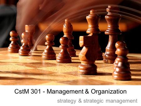 CstM Management & Organization