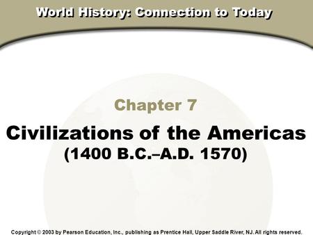 Civilizations of the Americas