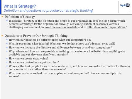 Definition of Strategy