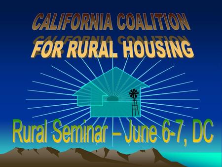 To recruit, train and retain ethnically diverse talent who will enhance the human development capacity and leadership of rural California’s nonprofit.