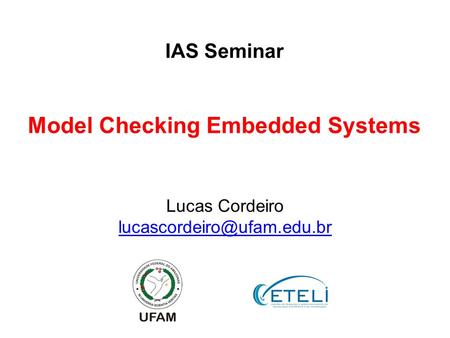 Model Checking Embedded Systems