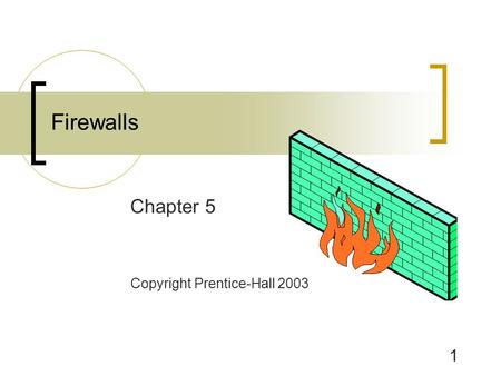 Chapter 5 Copyright Prentice-Hall 2003