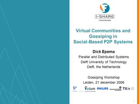 Virtual Communities and Gossiping in Social-Based P2P Systems