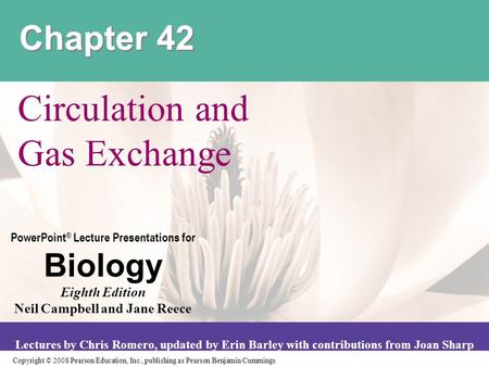 Circulation and Gas Exchange