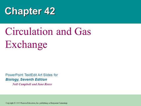 Circulation and Gas Exchange