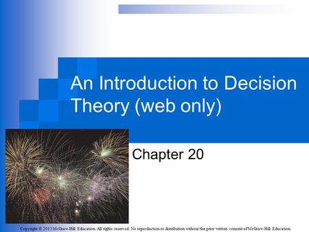 An Introduction to Decision Theory (web only)