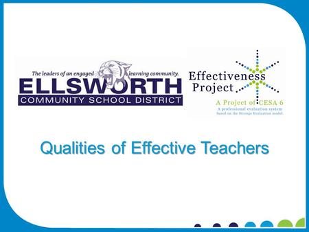 Qualities of Effective Teachers