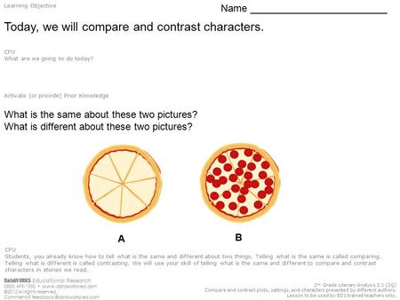 DataWORKS Educational Research ( 800) 495-1550  ©2012 All rights reserved. Comments? 2 nd Grade Literary.