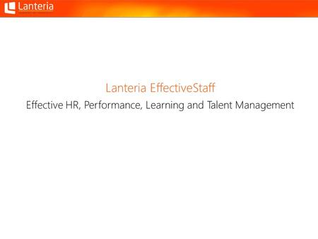 Lanteria EffectiveStaff