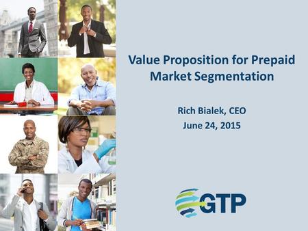 Value Proposition for Prepaid Market Segmentation