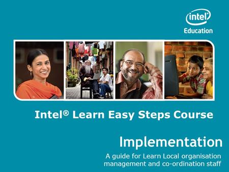 Intel® Learn Easy Steps Course