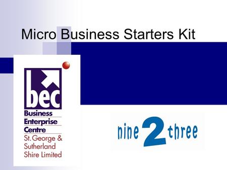 Micro Business Starters Kit. Some of the first things you need to make up are … Pricing Stationery Invoicing Accounting System.