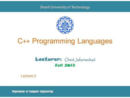 C++ Programming Languages