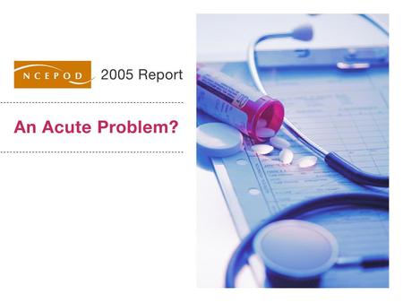 Study method Method Data collection during month of June 2003 Patients ≥ 16 years of age admitted to a general ICU regardless of outcome Patients identified.