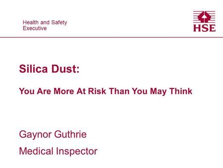 Gaynor Guthrie Medical Inspector